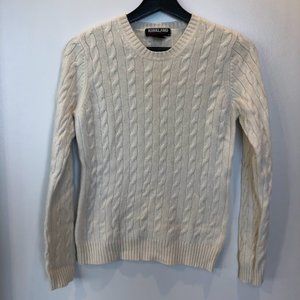 Cream colored cashmere sweater